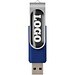 Rotate USB-Stick 3.0 mit Doming, blau, 64GB
