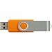 Rotate USB-Stick 3.0 mit Doming, orange, 64GB