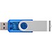 Rotate USB-Stick 3.0 transparent, blau, 128GB