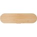Runa Besteckset mit Bambusdeckel, hellrosa