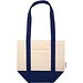 Sam 320 g/m² Mini-Tragetasche aus GRS recycelter Baumwolle, navy