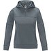 Sayan Kapuzenpullover mit halbem Reißverschluss für Damen, stahlgrau,  XL