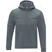 Sayan Kapuzenpullover mit halbem Reißverschluss für Herren, stahlgrau,  XXL