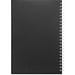 SCHILLER. Notizblock A5 mit flexiblem Cover, hergestellt aus 100 % Recyclingpapier, Schwarz
