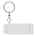 Schlüsselanhänger Maßstab, weiß