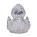Schnabels® Bade-Ente Klassik, glitter/silber