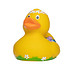 Schnabels® Bade-Ente mit Blumenkranz und Blütenzauber, bunt