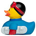 Schnabels® Bade-Ente Snowboarder, bunt
