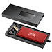 SCX.design P15 5000 mAh Powerbank mit Leuchtlogo, Mid red