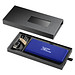 SCX.design P15 5000 mAh Powerbank mit Leuchtlogo, Reflex blue