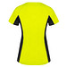 Shanghai Sport T-Shirt für Damen, Fluor Yellow / schwarz, 2XL