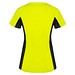 Shanghai Sport T-Shirt für Damen, Fluor Yellow / schwarz, XL