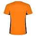 Shanghai Sport T-Shirt für Herren, Fluor Orange / schwarz, 2XL