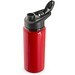 SHAWN. Sportflasche aus 100% recyceltem aluminium 600 mL, Rot