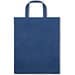 SIENA. Faltbare Tasche aus Baumwolle (50%), receycelte Baumwolle (30%) und Polyester (20% rPET) (140 g/m²), Blau