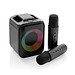 Singvibe Karaoke-Set mit Doppelmikrofon aus RCS rec. ABS, schwarz