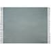SMOOTH. Decke aus 100% Acryl mit einem Band für Personalisierungskarte (270 g/m²), Grau