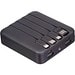 Solar Powerbank 10.000mAh Crete,schwarz