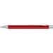 uma® Metall-Kugelschreiber Straight SI, blaue Mine, rot