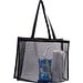 Strandtasche aus Polyester AUGUST, schwarz