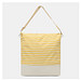 Strandtasche JUIST,beige, gelb