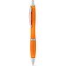 SWING rPET. Recyceltes PET (100% rPET)-Kugelschreiber mit Metallclip, Orange