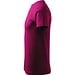 T-Shirt Herren Basic, 2XL, fuchsia rot