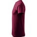 T-Shirt Herren Basic, 2XL, garnet
