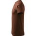 T-Shirt Herren Basic, 2XL, schokolade