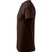 T-Shirt Herren Basic, S, kaffee