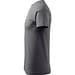 T-Shirt Herren Basic, S, stahlgrau