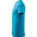 T-Shirt Herren Basic, S, türkisblau