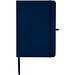 Teak A5 Hardcover Notizbuch, liniert, aus recyceltem Material, navy