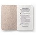 TEAPAD SOFT. Notizbuch A6 mit flexiblem Cover aus Teeblattverwertung (65%), Natur