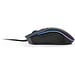 THORNE MOUSE RGB. Gaming-Maus mit 1.5 m Kabel und RGB-LED-Leuchten aus ABS, Schwarz