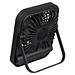 Tischventilator mit Akku , schwarz
