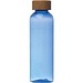 Trinkflasche aus PET mit Bambusdeckel, 500ml , blau