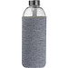 Trinkflasche mit Neoprensleeve 1,0 l, grau