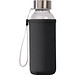 Trinkflasche mit Sleeve aus Neopren, 300 ml, schwarz
