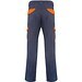 Trooper Arbeitshose, 250 g/m 2, blei/orange, 50
