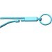 Tubyard Lanyard mit Band aus recyceltem Kunststoff, eisblau