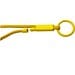 Tubyard Lanyard mit Band aus recyceltem Kunststoff, gelb