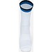 Two Tone Tennissocken, 37-41, White / Black / Blue