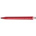 uma® BEAT transparent Druckkugelschreiber, rot