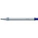 uma® RECYCLED PET PEN ALUMA transparent Druckkugelschreiber, dunkelblau