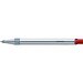 uma® RECYCLED PET PEN ALUMA transparent Druckkugelschreiber, rot