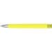 uma® Druckkugelschreiber TrinityGum, mit Metallspitze, blaue Mine, gelb