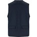Venera Arbeitsweste mit V-Ausschnitt und mehreren Taschen, 200 g/m2, marineblau, 3XL