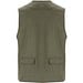 Venera Arbeitsweste mit V-Ausschnitt und mehreren Taschen, 200 g/m2, militärgrün, S