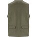 Venera Arbeitsweste mit V-Ausschnitt und mehreren Taschen, 200 g/m2, militärgrün, XL